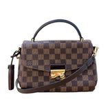 ルイ・ヴィトン LOUIS VUITTON クロワゼット N53000 ブラウン ダミエキャンバス レディース ショルダーバッグ