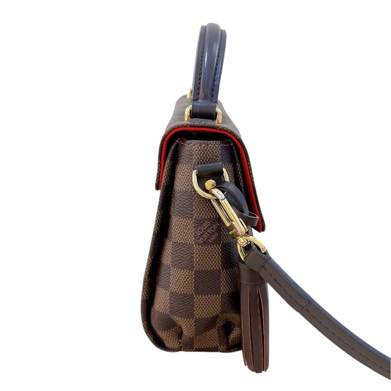 ルイ・ヴィトン LOUIS VUITTON クロワゼット N53000 ブラウン ダミエキャンバス レディース ショルダーバッグ
