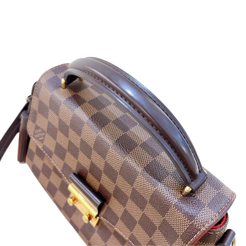 ルイ・ヴィトン LOUIS VUITTON クロワゼット N53000 ブラウン ダミエキャンバス レディース ショルダーバッグ