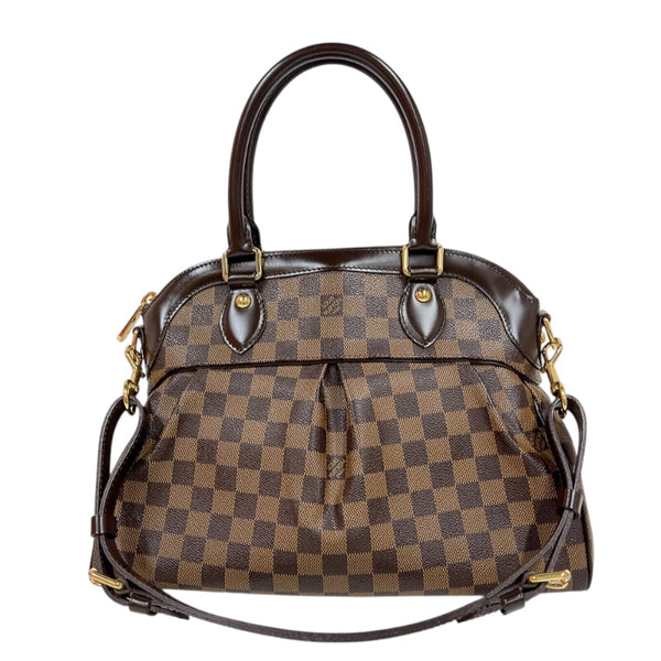 ルイ・ヴィトン LOUIS VUITTON トレヴィPM N51997 ブラウン　ゴールド金具 ダミエ レディース ハンドバッグ