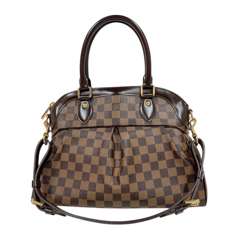 ルイ・ヴィトン LOUIS VUITTON トレヴィPM N51997 ブラウン　ゴールド金具 ダミエ レディース ハンドバッグ