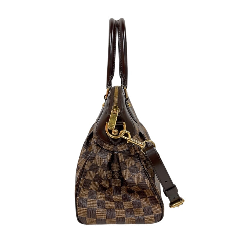 ルイ・ヴィトン LOUIS VUITTON トレヴィPM N51997 ブラウン　ゴールド金具 ダミエ レディース ハンドバッグ