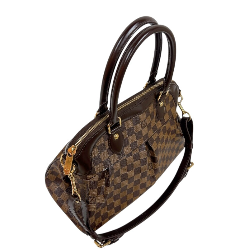 ルイ・ヴィトン LOUIS VUITTON トレヴィPM N51997 ブラウン　ゴールド金具 ダミエ レディース ハンドバッグ