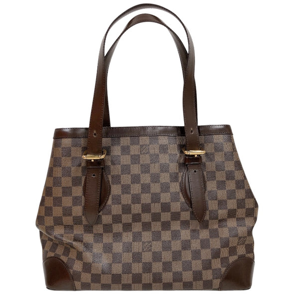 ルイ・ヴィトン LOUIS VUITTON ハムステッドMM N51204 ブラウン ダミエ ユニセックス トートバッグ