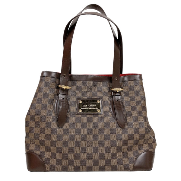 ルイ・ヴィトン LOUIS VUITTON ハムステッドMM N51204 ブラウン ダミエ ユニセックス トートバッグ