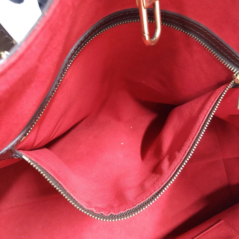 ルイ・ヴィトン LOUIS VUITTON ハムステッドMM N51204 ブラウン ダミエ ユニセックス トートバッグ