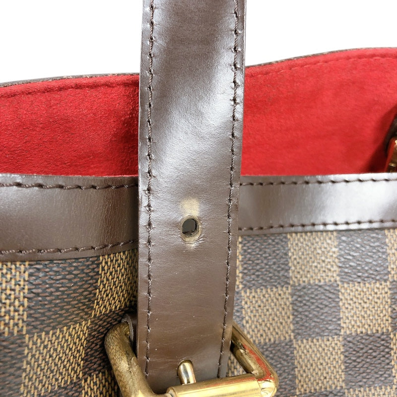 ルイ・ヴィトン LOUIS VUITTON ハムステッドMM N51204 ブラウン ダミエ ユニセックス トートバッグ