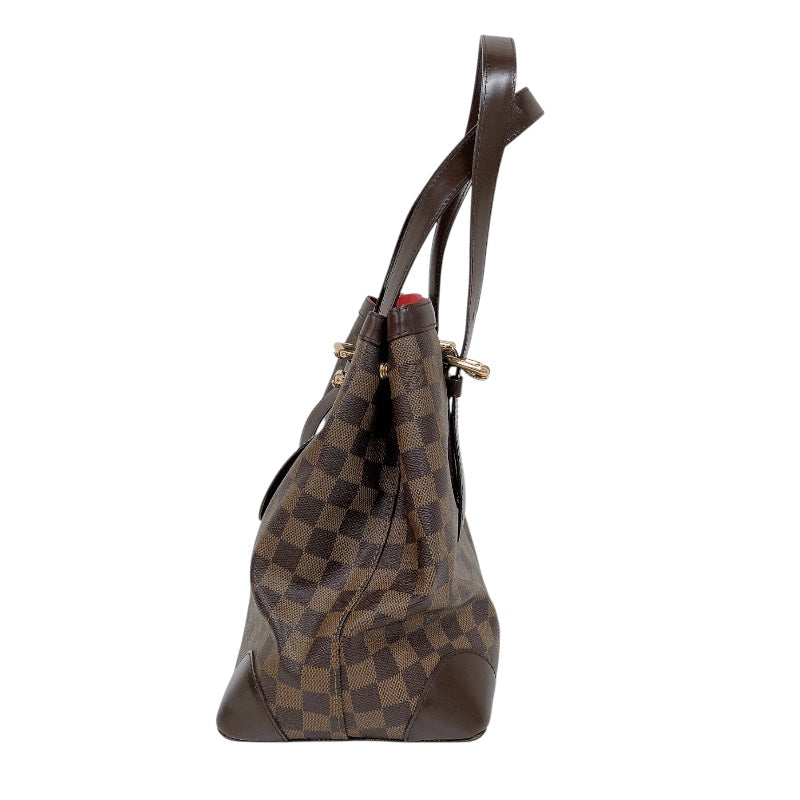 ルイ・ヴィトン LOUIS VUITTON ハムステッドMM N51204 ブラウン ダミエ ユニセックス トートバッグ