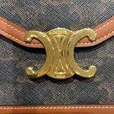 セリーヌ CELINE トリオンフチェーンウォレットマーゴ 10L462 ブラウン/ゴールド金具 カーフ トリオンフキャンバス/カーフスキン レディース ショルダーバッグ