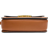 セリーヌ CELINE ティーントリオンフバッグ 188882 ブラウン/ゴールド金具 カーフ トリオンフキャンバス/カーフスキン レディース ショルダーバッグ