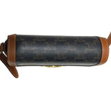 セリーヌ CELINE ティーントリオンフバッグ 188882 ブラウン/ゴールド金具 カーフ トリオンフキャンバス/カーフスキン レディース ショルダーバッグ