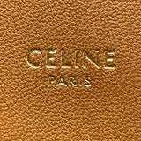セリーヌ CELINE ティーントリオンフバッグ 188882 ブラウン/ゴールド金具 カーフ トリオンフキャンバス/カーフスキン レディース ショルダーバッグ