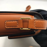 セリーヌ CELINE ティーントリオンフバッグ 188882 タン×GD金具 トリオンフキャンバス・カーフスキン レディース ショルダーバッグ