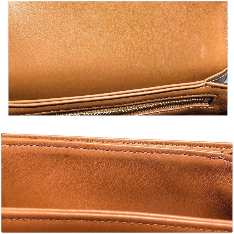 セリーヌ CELINE ティーントリオンフショルダー 188882 タン トリオンフキャンバス・カーフスキン レディース ショルダーバッグ