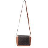 セリーヌ CELINE ティーントリオンフショルダー 188882 タン トリオンフキャンバス・カーフスキン レディース ショルダーバッグ
