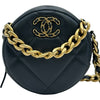 シャネル CHANEL シャネル19 マトラッセ ショルダーバッグ AP0945 31番台 ブラック/シルバー金具/ゴールド金具 ラムスキン レディース ショルダーバッグ