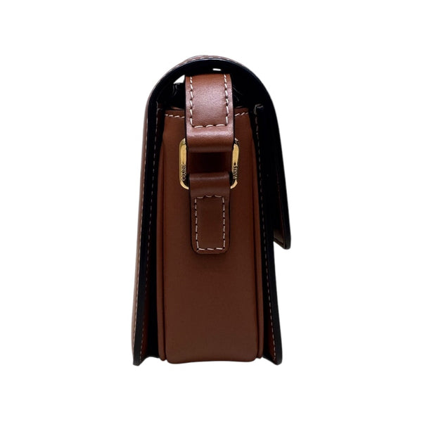 セリーヌ CELINE ティーントリオンフ　バッグ ホワイト トリオンフキャンバス・カーフスキン レディース ショルダーバッグ