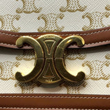 セリーヌ CELINE ティーントリオンフバッグ 188882 キャンバス/カーフ レディース ショルダーバッグ