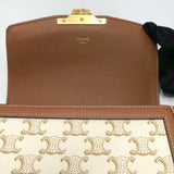セリーヌ CELINE ティーントリオンフバッグ 188882 キャンバス/カーフ レディース ショルダーバッグ