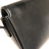セリーヌ CELINE ショルダバッグクロード ブラックGD金具 シャイニーカーフ レディース ショルダーバッグ