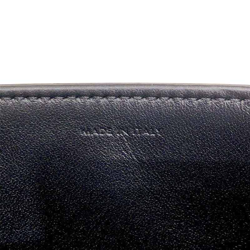 セリーヌ CELINE ショルダーバッグ クロード 194143 ブラック×ゴールド金具 シャイニーカーフ レディース ショルダーバッグ