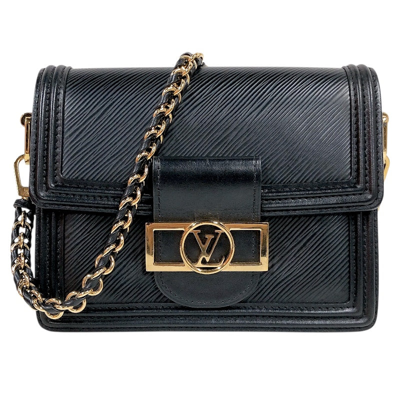 ルイ・ヴィトン LOUIS VUITTON ドーフィーヌNV　MM M56141 ブラック エピ レディース ショルダーバッグ