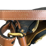 セリーヌ CELINE アヴァミニ ブラウン トリオンフキャンバス/カーフスキン/タン レディース ハンドバッグ