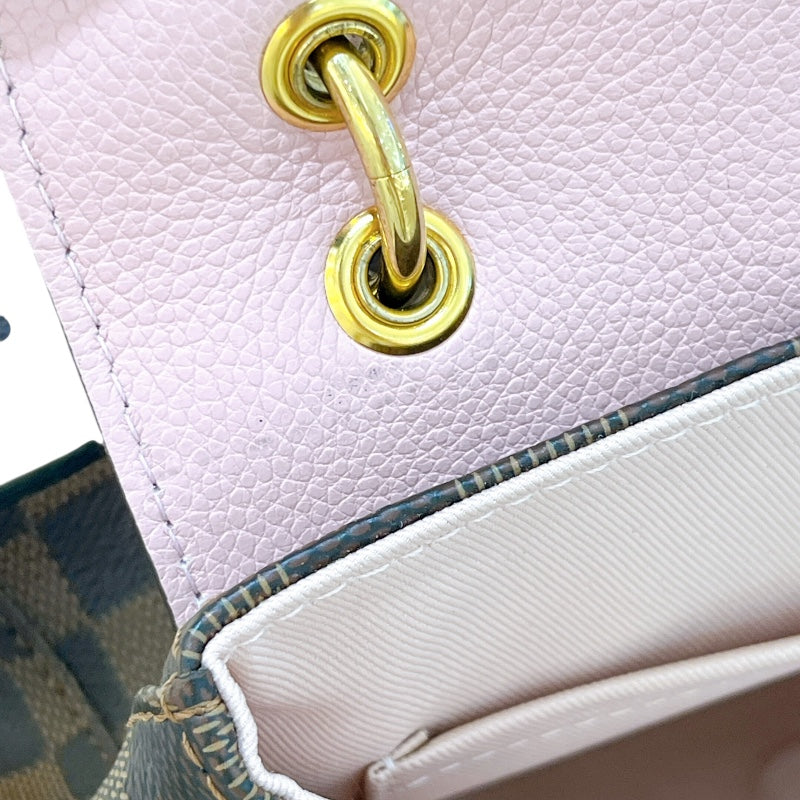ルイ・ヴィトン LOUIS VUITTON クラプトン N42259 ピンク/ブラウン ダミエ レディース リュック・デイパック