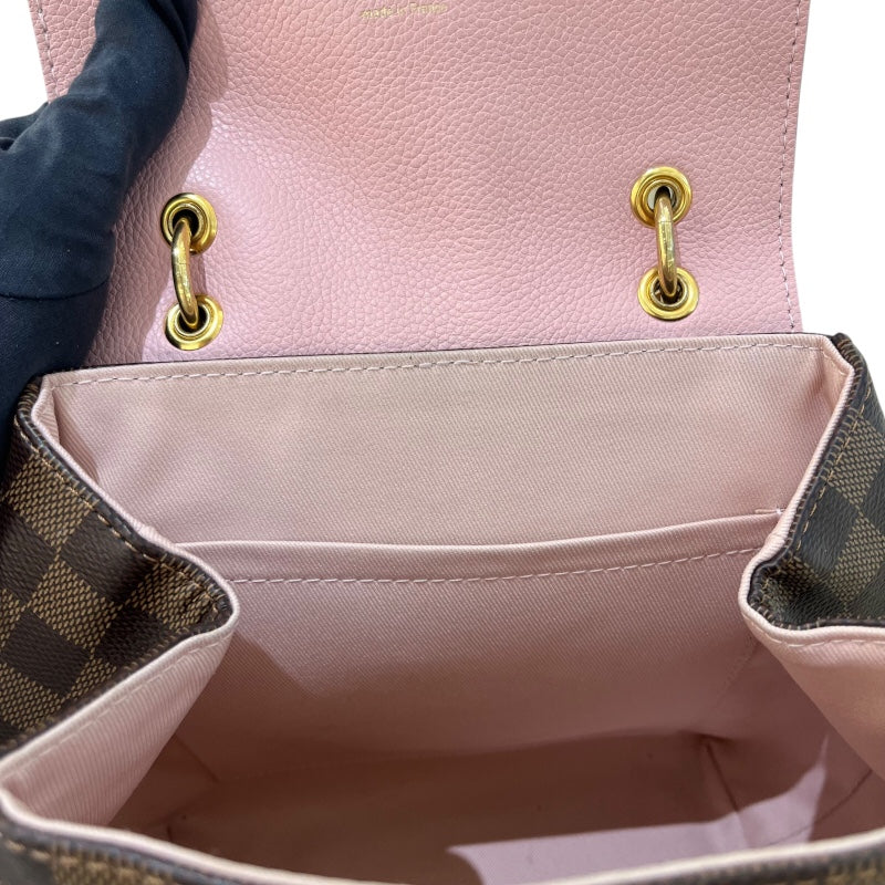 ルイ・ヴィトン LOUIS VUITTON クラプトン N42259 ピンク/ブラウン ダミエ レディース リュック・デイパック