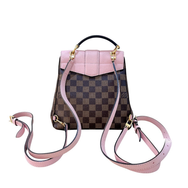 ルイ・ヴィトン LOUIS VUITTON クラプトン N42259 ピンク/ブラウン ダミエ レディース リュック・デイパック