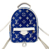ルイ・ヴィトン LOUIS VUITTON パームスプリングス ミニ M46207 ブルー モノグラム・ベルベッド レディース リュック・デイパック