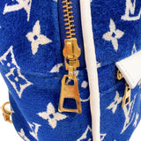 ルイ・ヴィトン LOUIS VUITTON パームスプリングス ミニ M46207 ブルー モノグラム・ベルベッド レディース リュック・デイパック