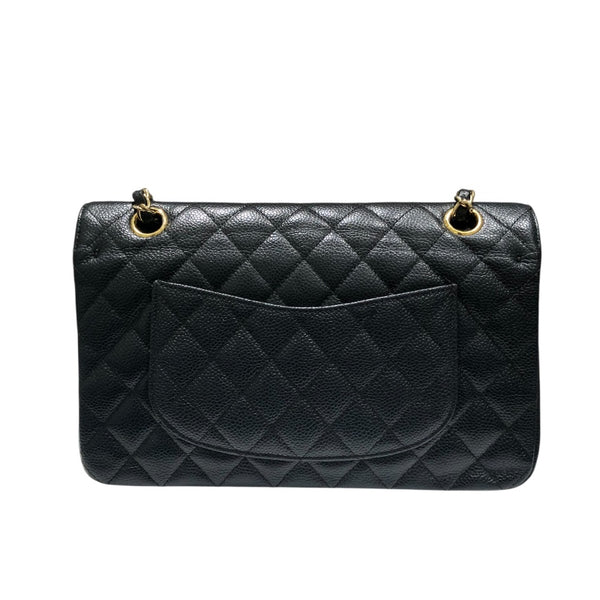 シャネル CHANEL マトラッセ25 A01112 ブラック　ゴールド金具 キャビア レディース ショルダーバッグ