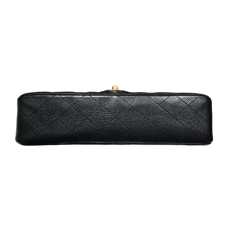 シャネル CHANEL マトラッセ25 A01112 ブラック　ゴールド金具 キャビア レディース ショルダーバッグ