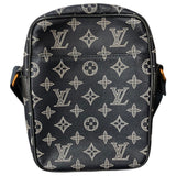 ルイ・ヴィトン LOUIS VUITTON ダヌーブPM M43678 ネイビー モノグラム・インク メンズ ショルダーバッグ