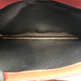 サンローラン SAINT LAURENT カサンドラ チェーンウォレット 377828 レッド×GD金具 グレインレザー レディース ウォレットチェーン