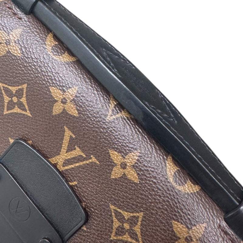 ルイ・ヴィトン LOUIS VUITTON Sロック・スリングバッグ M45807 モノグラム・マカサー PVC/レザー メンズ ボディバッグ