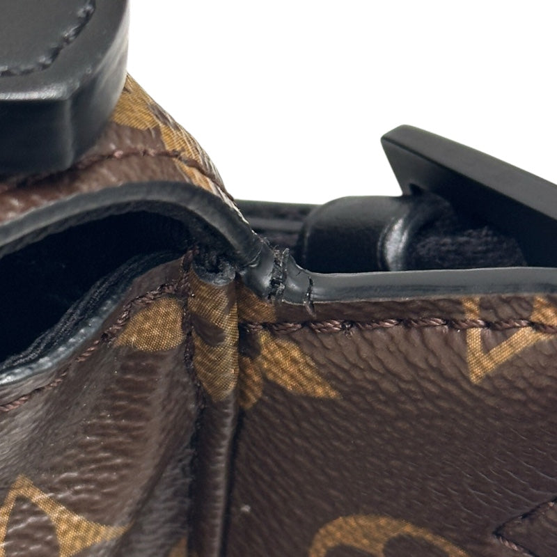 ルイ・ヴィトン LOUIS VUITTON Sロック・スリングバッグ M45807 モノグラム・マカサー PVC/レザー メンズ ボディバッグ