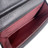 シャネル CHANEL マトラッセチェーンウォレット A33814 ブラック　ゴールド金具 キャビアスキン レディース 長財布