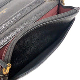 シャネル CHANEL マトラッセチェーンウォレット A33814 ブラック　ゴールド金具 キャビアスキン レディース 長財布