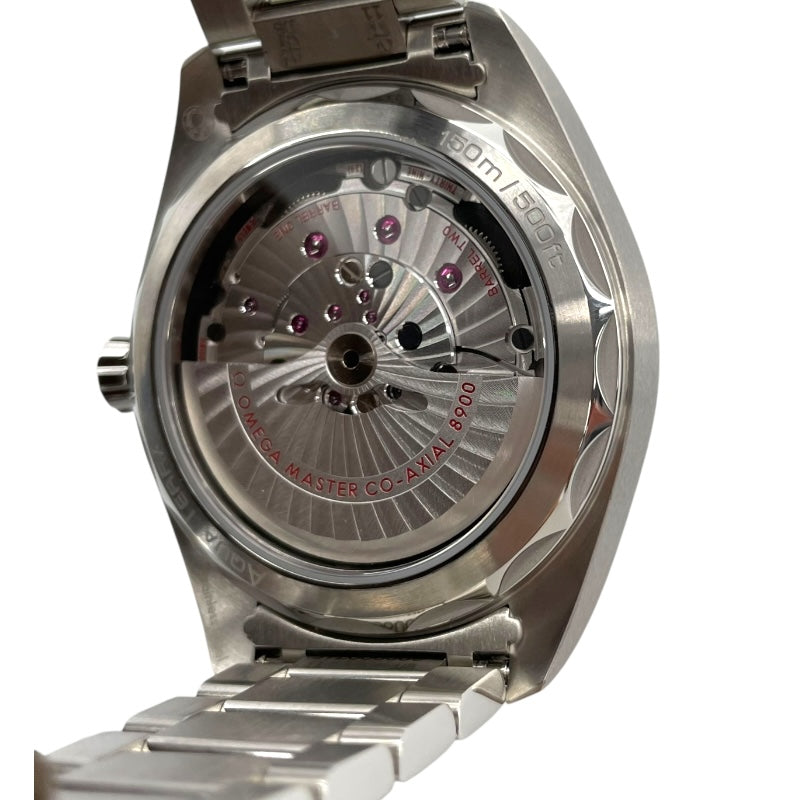 オメガ OMEGA シーマスター アクアテラ 150M コーアクシャル マスタークロノメーター 220.10.41.21.03.002 ブルー SS 自動巻き メンズ 腕時計