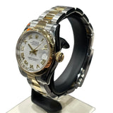 ロレックス ROLEX デイトジャスト26 179163 ホワイト K18×SS レディース 腕時計