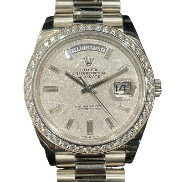 ロレックス ROLEX デイデイト40 メテオライト 228349RBR メテオライト K18WG 自動巻き メンズ 腕時計
