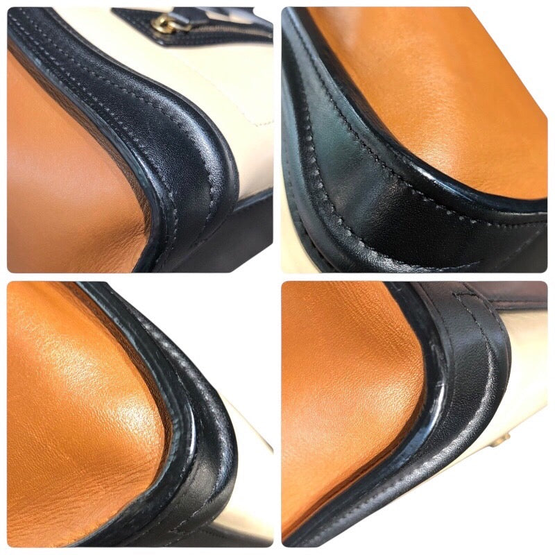 セリーヌ CELINE ラゲージナノショッパー トリコロール レザー レディース トートバッグ