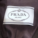 プラダ PRADA テーラードジャケット P520BK ネイビー ウール ウール レディース テーラードジャケット
