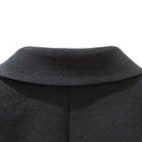 プラダ PRADA テーラードジャケット P520BK ネイビー ウール ウール レディース テーラードジャケット