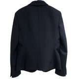 プラダ PRADA テーラードジャケット P520BK ネイビー ウール ウール レディース テーラードジャケット