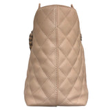 シャネル CHANEL マトラッセショッピングトート A98683 ベージュ シルバー金具 カーフ レディース トートバッグ