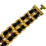 シャネル CHANEL プルミエール S H0001 ブラック GP レディース 腕時計