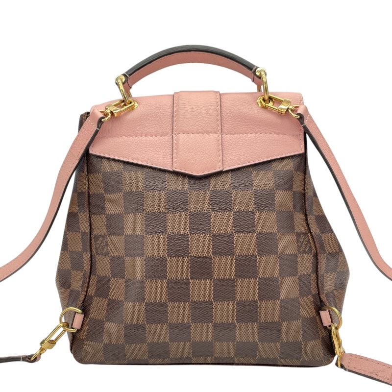 ルイ・ヴィトン LOUIS VUITTON クラプトン N42262 ブラウン ダミエ・エベヌ レディース リュック・デイパック